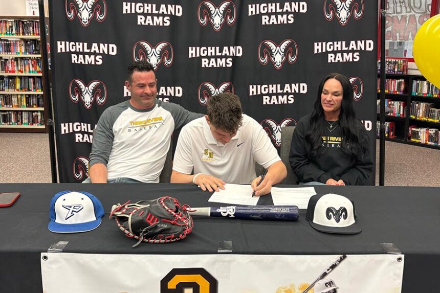 Highland Cannon Eddie, courtesy Highland Ram Athletics on Twitter/X