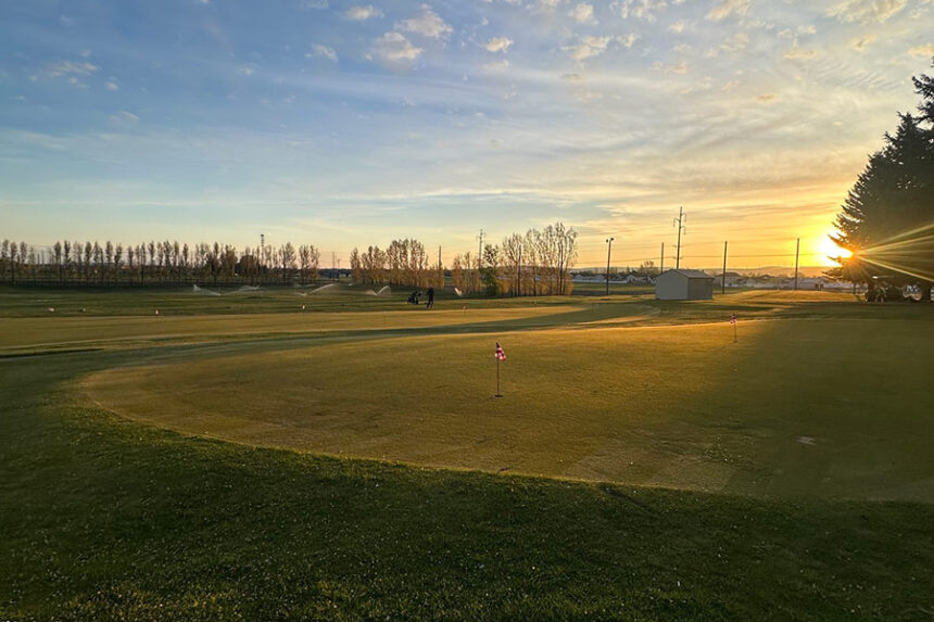 The city golf courses are opening a month earlier than they have in years. | Golf Idaho Falls Facebook page