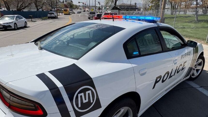 Undated photo of a Murray Police Department vehicle in Murray, Utah.