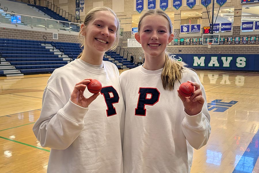 Pocatello Abby Lusk (left) and Madysen Torngren