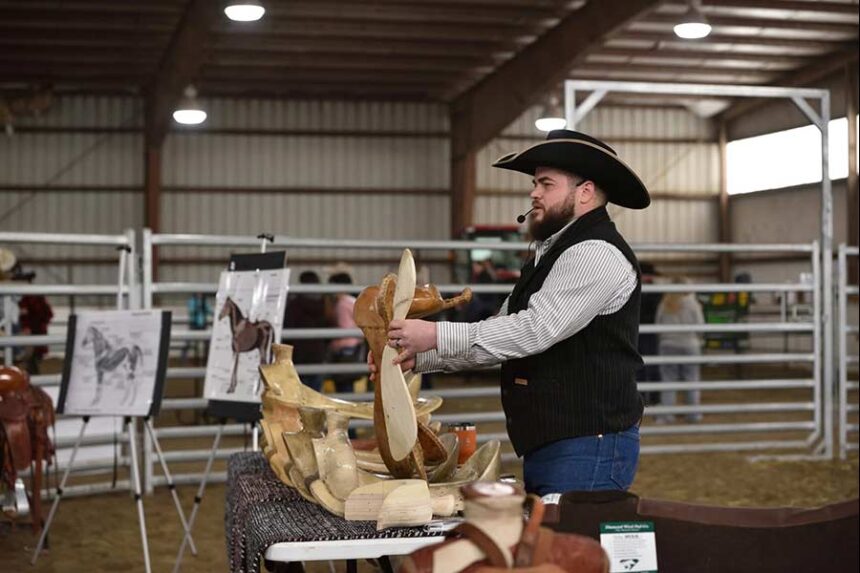 Matt Crazier is one of 11 presenters at the upcoming Teton Horse Experience in Rigby. Crazier will discuss saddle fitting and construction. | Courtesy Matt Crazier