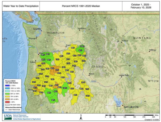 Precipitation Oregon