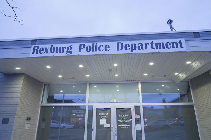 Front end of the Rexburg Police Department | Adam Scotty Kartchner East Idaho News.