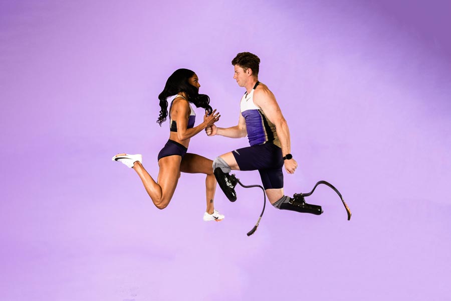 Olympic gold medalist Tara Davis-Woodhall and Paralympic gold medalist Hunter Woodhall will return to the 46th annual Simplot Games as guest Olympians. | Courtesy Photo