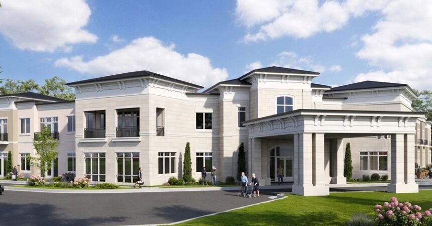 A rendering of the exterior of the future Homestead Assisted Living facility in north Rexburg. | Courtesy Trellis Development