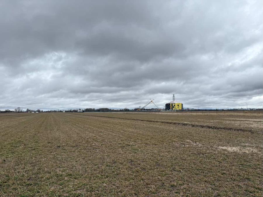 What is now a wide open space to the west of the new LDS temple site in north Rexburg will soon be developed with a variety of businesses. Trellis representatives say they are proud to work mostly with homegrown east Idaho businesses and that more announcements are coming soon. | Courtesy Trellis Development