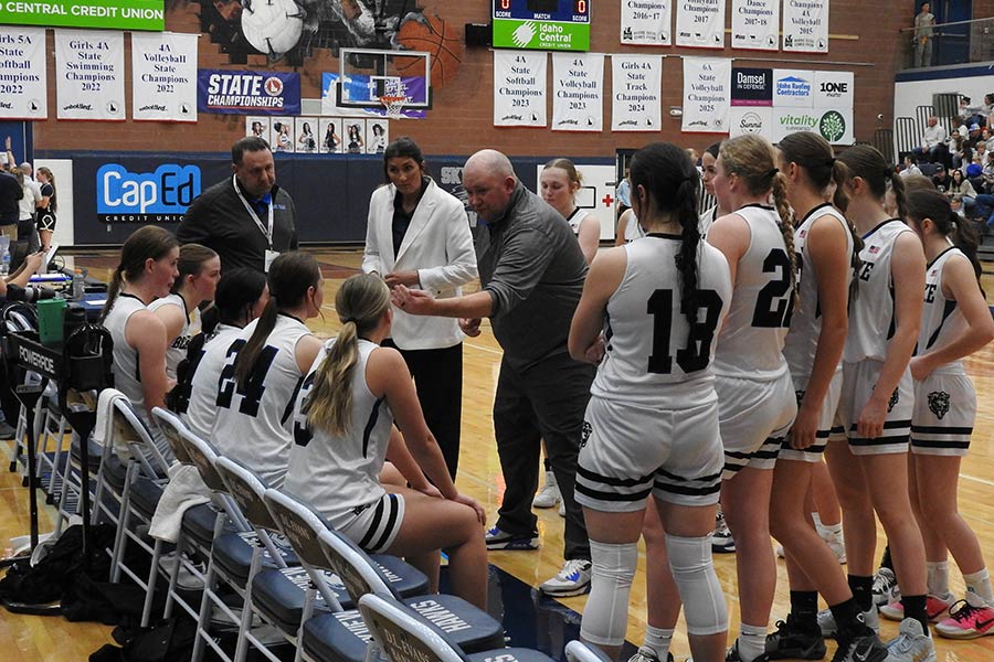 Bear Lake girls basketball head coach Ken Wells