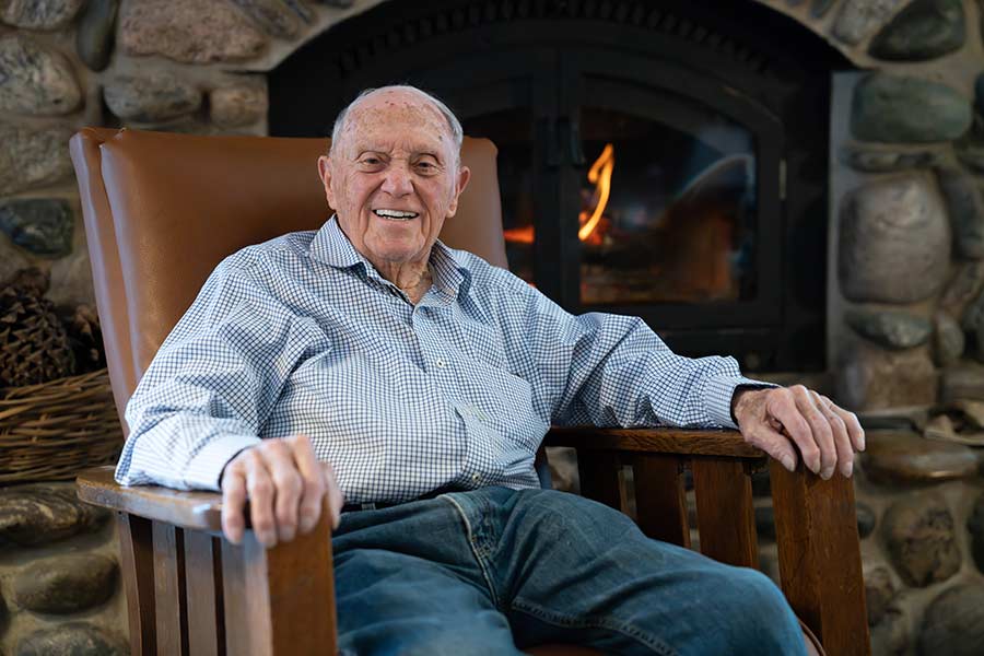 Recent photo of Bill Hulet provided by Stefan Wood