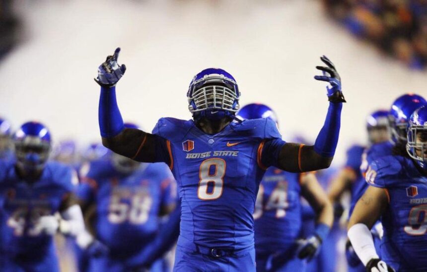 Defensive end DeMarcus Lawrence played at Boise State in 2012 and 2013 before spending eleven seasons with the Dallas Cowboys. He signed with the Seattle Seahawks less than a year before winning the Super Bowl with them. Darin Oswald doswald@idahostatesman.com