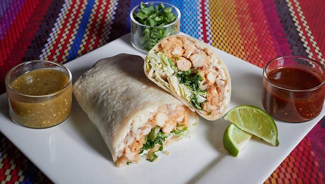 Burrito at Taqueria El Pollo Jr. | Courtesy Jose Perez