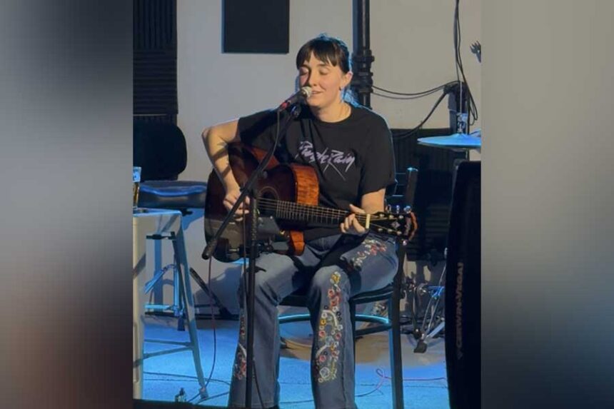 Tessa Jubilee Cates plays at an Acoustifest. | Courtesy of Tessa Cates