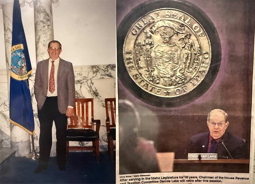 Dennis Lake served in the Idaho Legislature fron 1996-2012. | Courtesy Dexton Lake