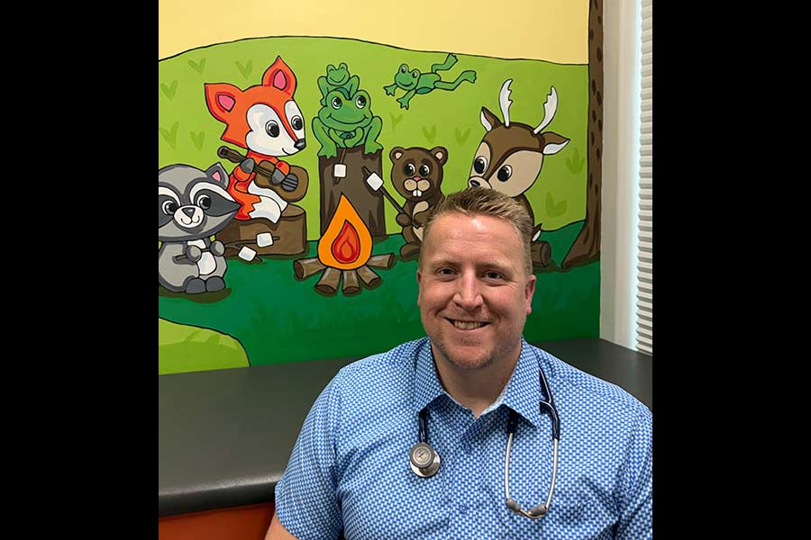 Dr. Elias Lines at Mountain Peak Pediatrics. | Courtesy Jamie Woodhouse-Howard