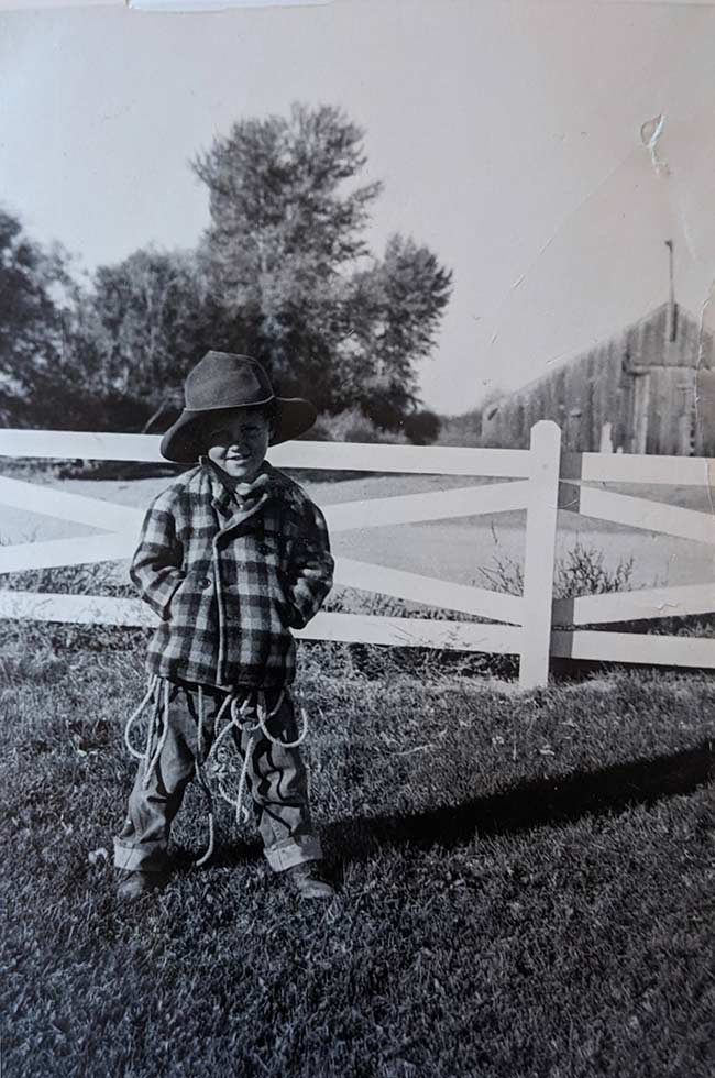 Jeff Siddoway as a kid on the family ranch | Courtesy Cindy Siddoway