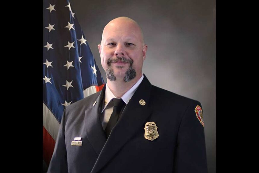 Johan Olson has been selected as the new fire chief for the City of Idaho Falls | Courtesy City of Idaho Falls