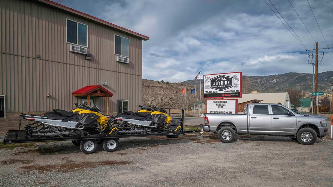 Joyride Rentals storefront in Swan Valley. | Courtesy Chet Fleming