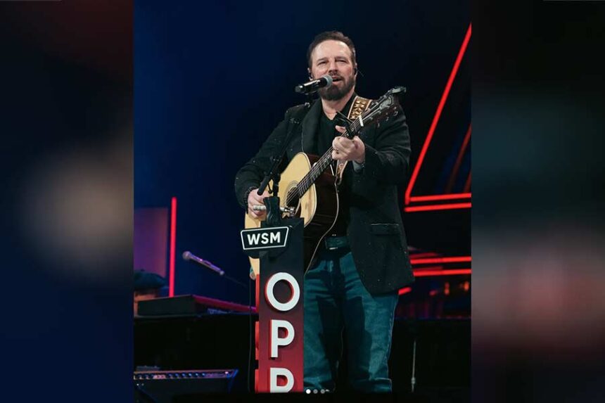 Country singer Mark Wills during a recent performance at the Grand Ole Opry. The artist is performing at the Shoshone-Bannock Casino Hotel on March 7. Watch our interview with him in the video above. | Courtesy photo