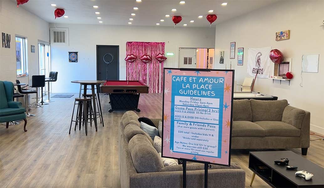 Party venue inside Cafe et Amour in Rigby. | Rett Nelson, EastIdahoNews.com