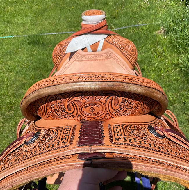 One of Matt Cazier's saddles. | Courtesy Matt Cazier