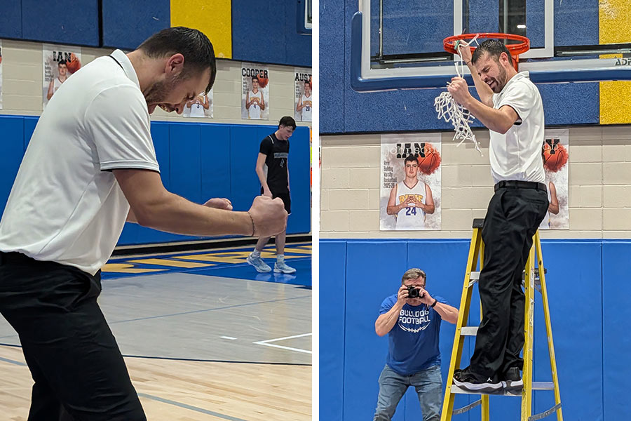 Rockland boys basketball Shae Neal