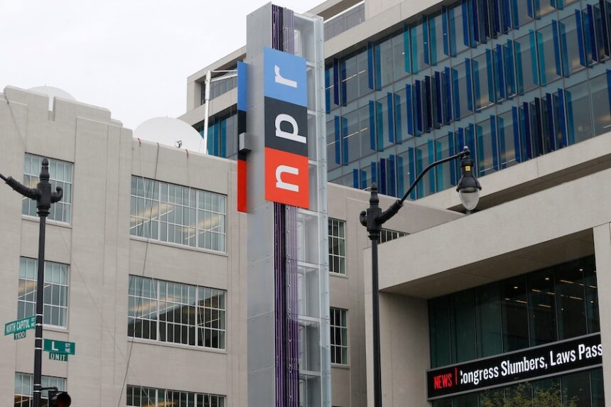 National Public Radio (NPR) on North Capitol Street in Washington, April 15, 2013.