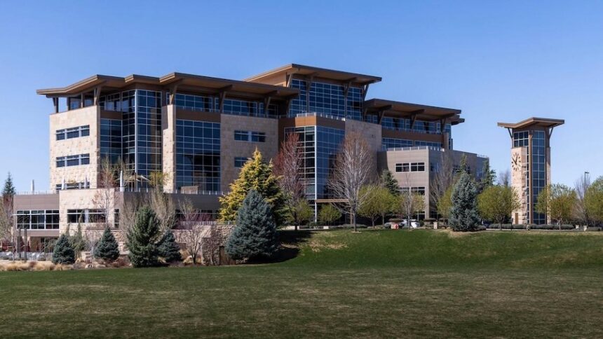 Scentsy headquarters building, located off Eagle Road north of Interstate 84 in Meridian, Idaho.