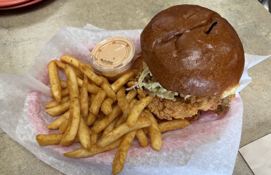 Chicken Burger Galaxy Grill, East Idaho Eats March 2026