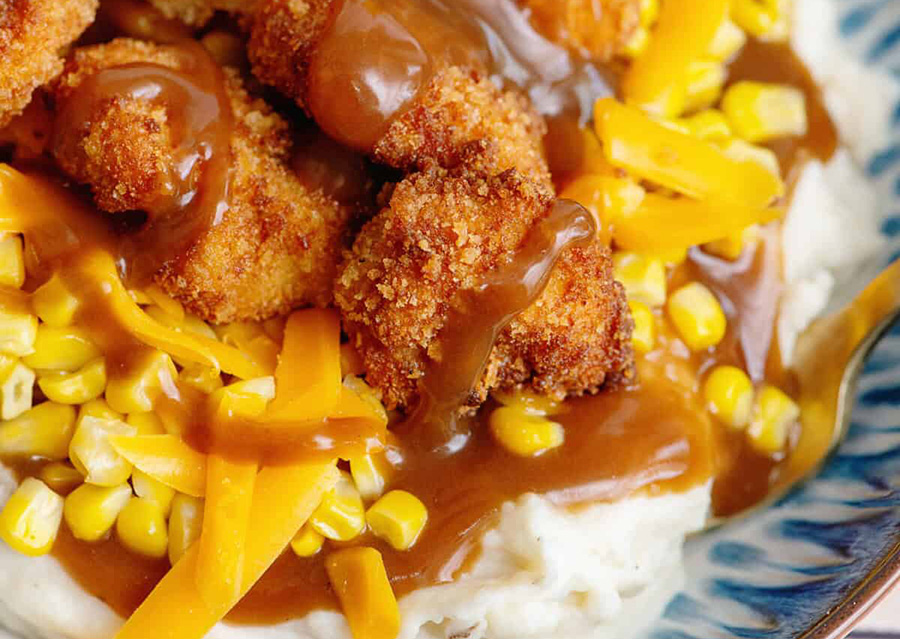 Delicious homemade KFC bowls
