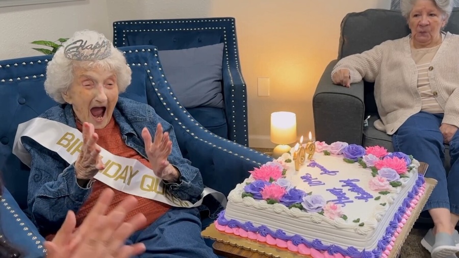 Caldwell woman celebrates 109th birthday, crediting healthy living for her long life