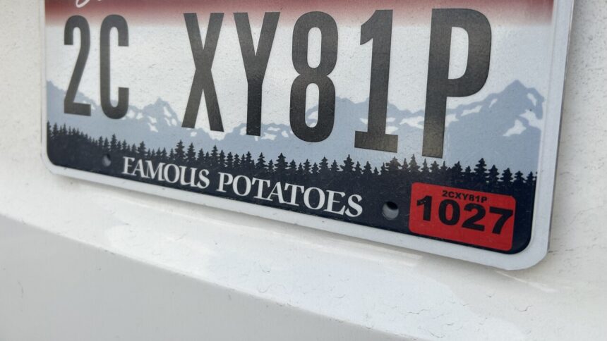 Idaho license plate