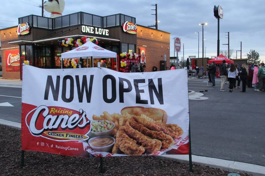 Raising Cane's Now Open
