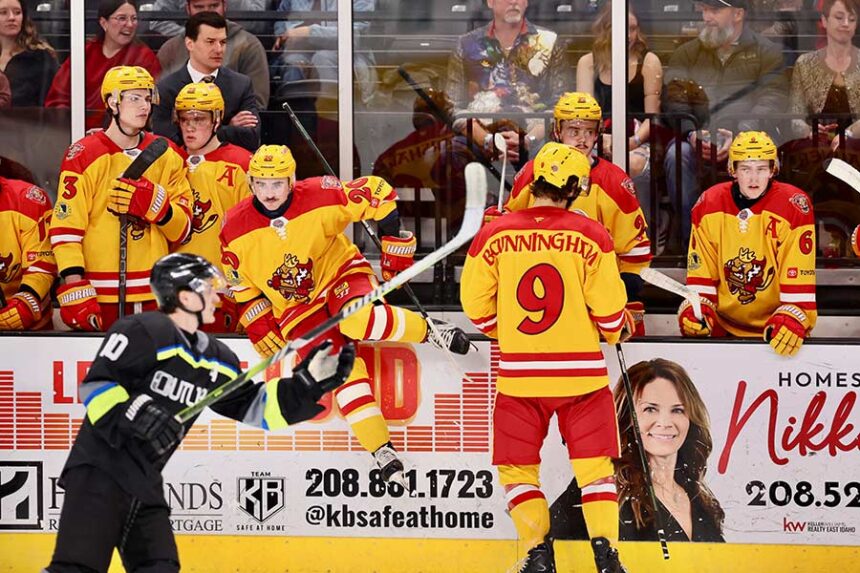 The Spud Kings have clinched a playoff berth and look to begin the push toward another Dineen Cup championship. | Kyle Riley, EastIdahoSports.com.