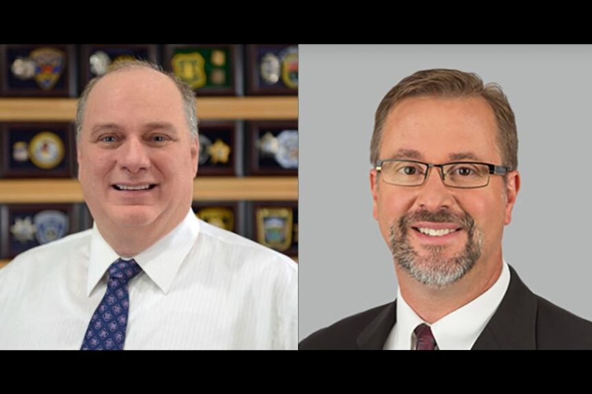 Bonneville County Prosecutor Randy Neal (left) and District Judge Steven Boyce | Media library