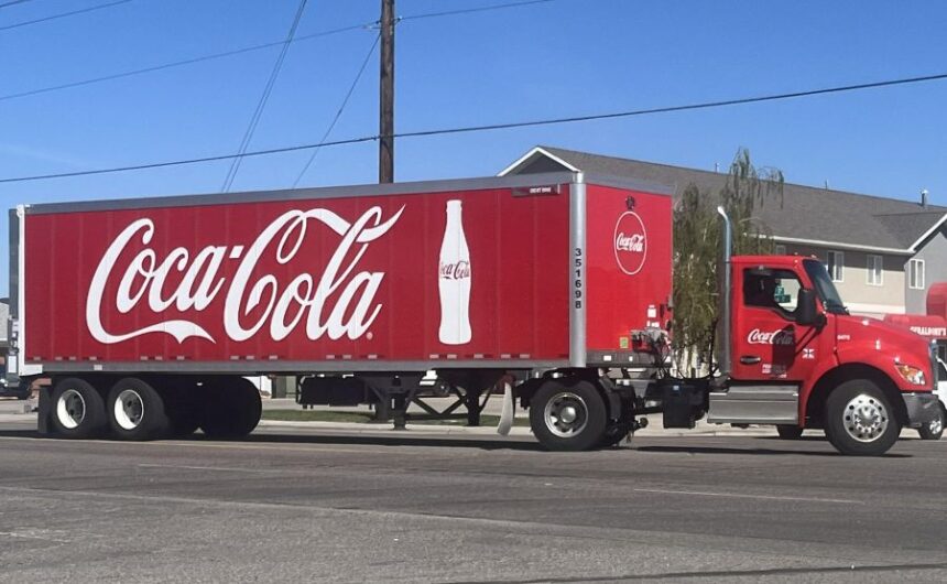 Coke truck in Chubbuck