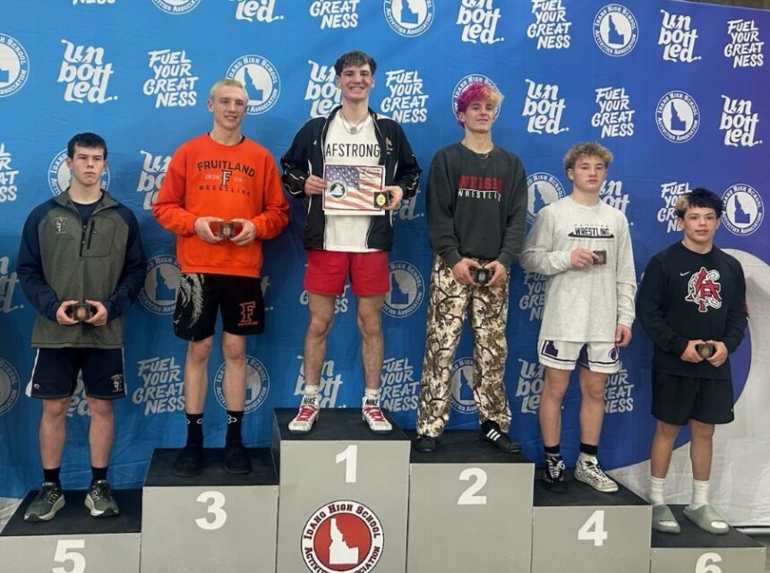 American Falls wrestler Nate Gugelman II won his fourth straight state title. | Courtesy photo.