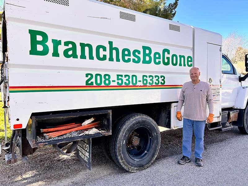 Ken Southwick poses for a photo in front of his truck. | Rett Nelson, EastIdahoNews.com