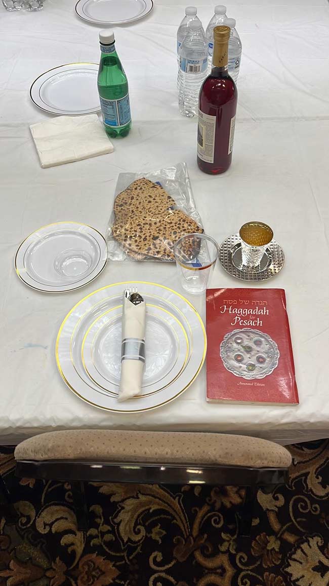 Matzah, a type of unleavened bread, is a traditional food eaten during Passover Seder. A book called Haggadah, which means to tell over, is also a major feature of the meal. | Courtesy photo