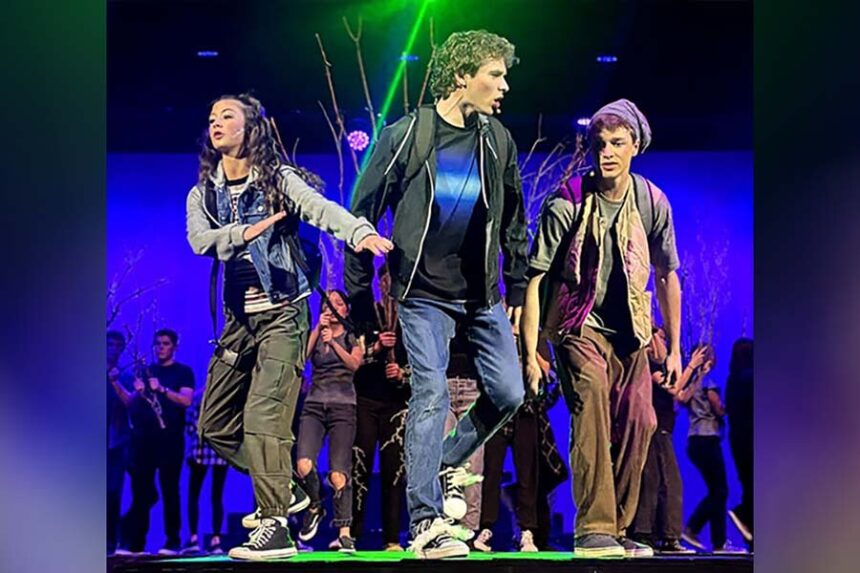 Snake River Theatre Company performing 'The Lightning Thief: The Percy Jackson Musical.'