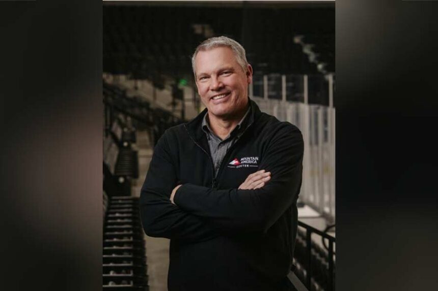 Aaron White, of Utah, is the new general manager at Mountain America Center | Courtesy photo