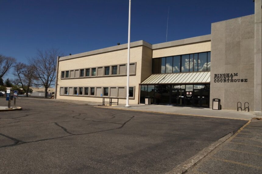 Front of Bingham County Courthouse in Blackfoot, Idaho. | Michael Carruth, EastIdahoNews.com