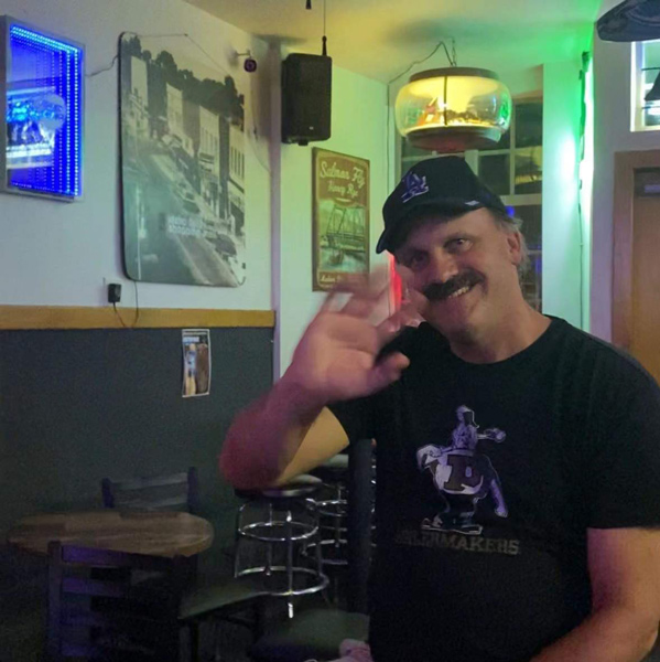 Dennis Keiser at the Samoa Club in Idaho Falls. | Courtesy of Becky Keiser