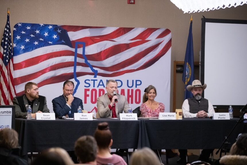 Five Republican candidates for Idaho governor attend a Stand Up For Idaho forum on Wednesday.