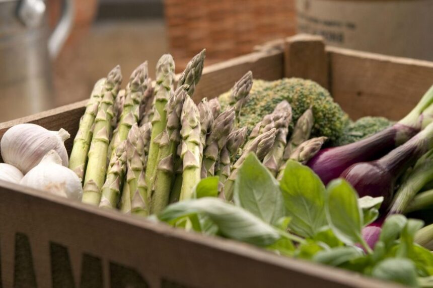 Farmers market produce