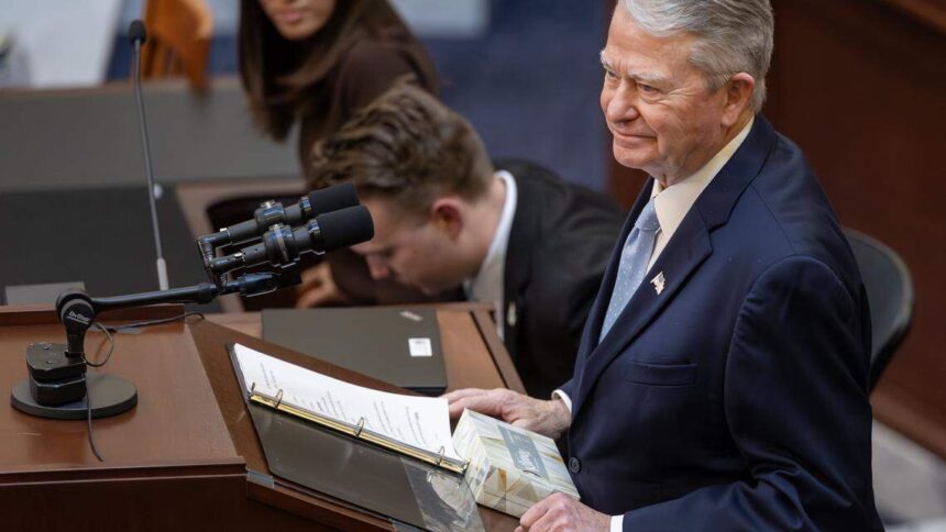 Idaho Gov. Brad Little has signed a proclamation embracing Turning Point USA. | Sarah A. Miller, Idaho Statesman