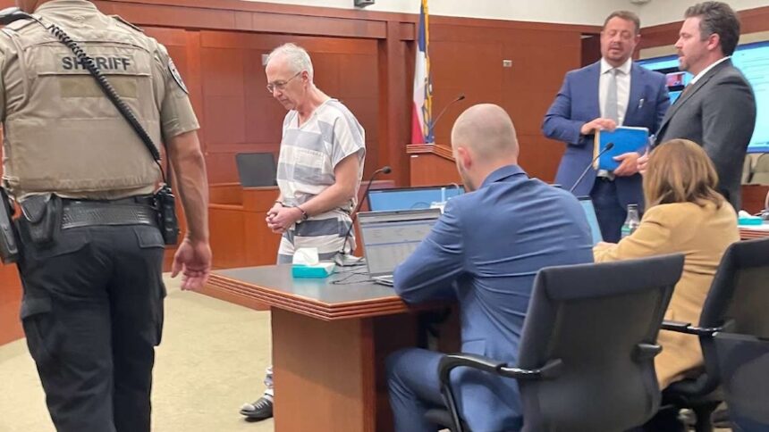 Former Utah Judge Kevin Christensen leaves the courtroom in Utah's 2nd District Court in Ogden on Thursday, April 9, 2026, after a hearing in which he pleaded guilty to three felony charges, one for sexually enticing a minor, as part of a plea deal in his case.