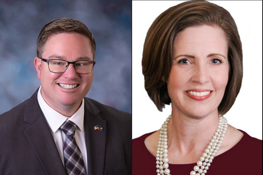 Incumbent Ben Fuhriman and challanger Julianne Young. | Courtesy photos