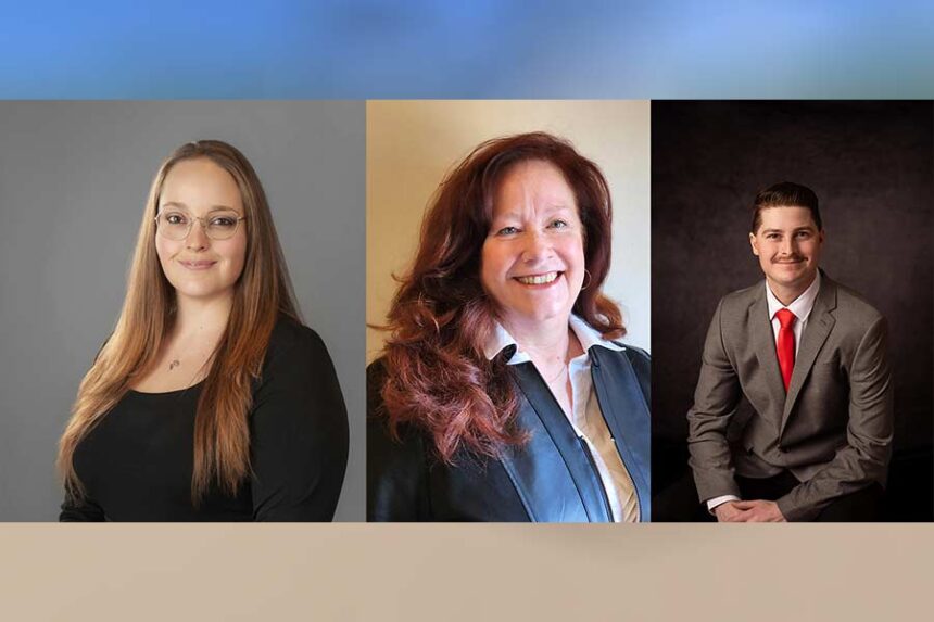 Cora Baker, left, Melanie Smoot, center, and Trapper McCallister, are seeking the Republican nomination for Jefferson County Clerk. | Courtesy photos