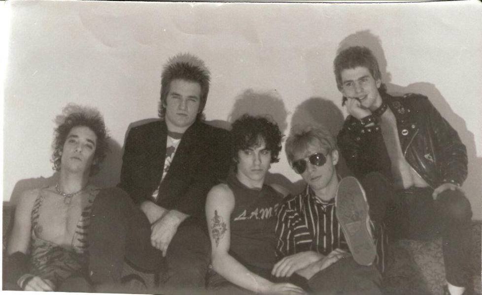 Slattery, second from left, in the 1970s with the rest of his band. | Courtesy Jim Slattery