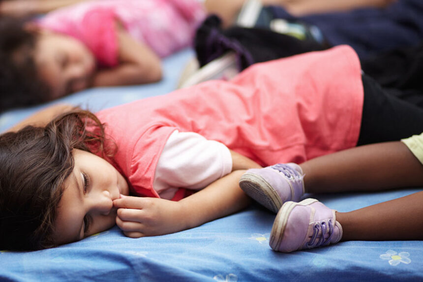 children resting
