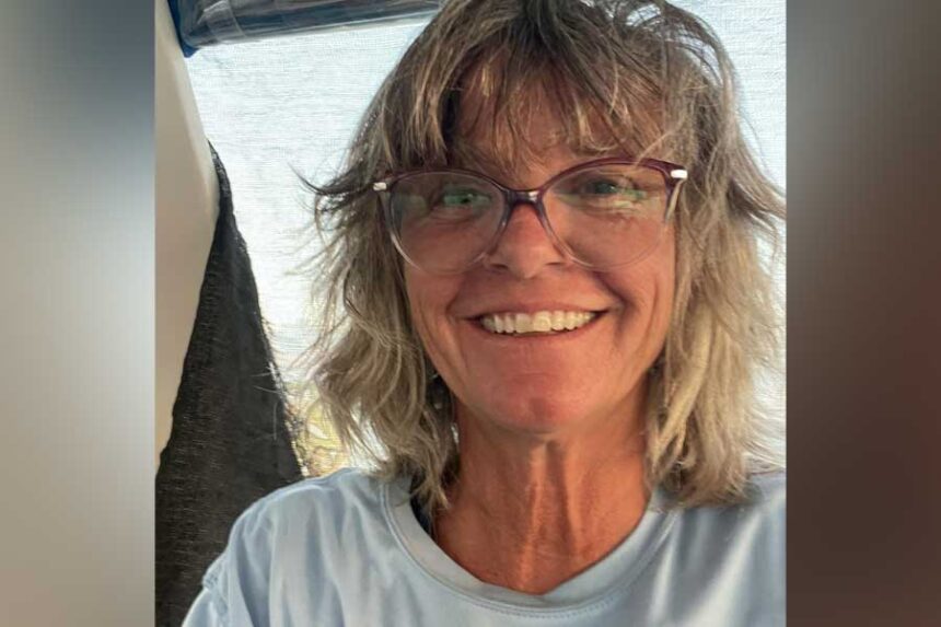 A photo of Lynette Hooker, an American woman who is reportedly missing at sea in the Bahamas.